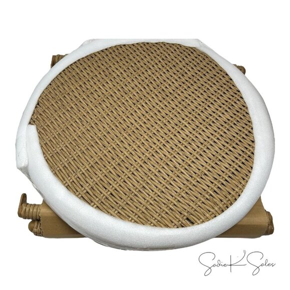 Threshold Studio McGee Tucker Wicker Patio Accent Side Table - Target Boho Decor - Picture 6 of 8